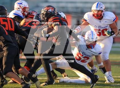 Thumbnail 3 in St. Vincent de Paul vs Wasco ( CIF Div 6-AA State Final) photogallery.