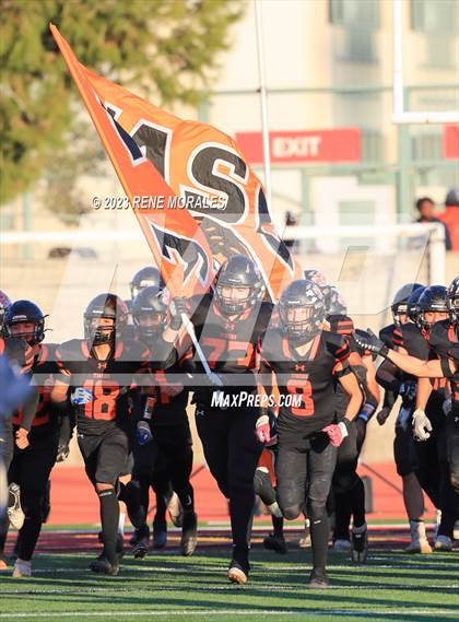 Thumbnail 1 in St. Vincent de Paul vs Wasco ( CIF Div 6-AA State Final) photogallery.