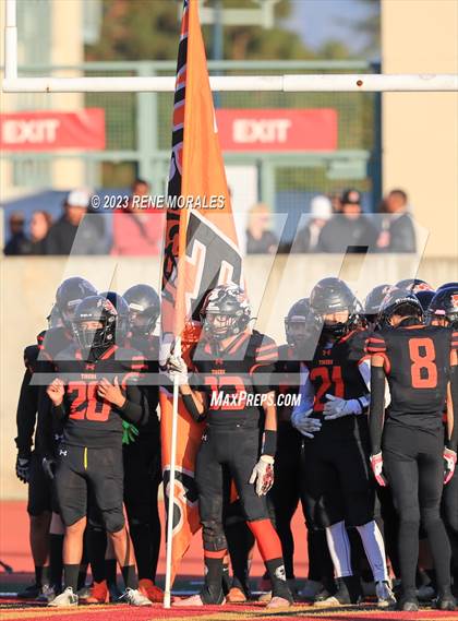 Thumbnail 1 in St. Vincent de Paul vs Wasco ( CIF Div 6-AA State Final) photogallery.