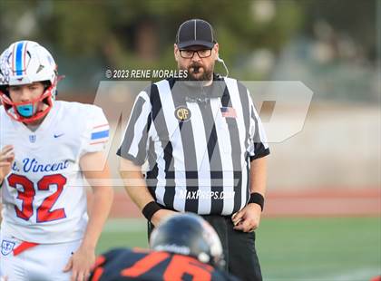 Thumbnail 2 in St. Vincent de Paul vs Wasco ( CIF Div 6-AA State Final) photogallery.