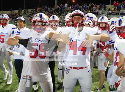 Thumbnail 1 in St. Vincent de Paul vs Wasco ( CIF Div 6-AA State Final) photogallery.
