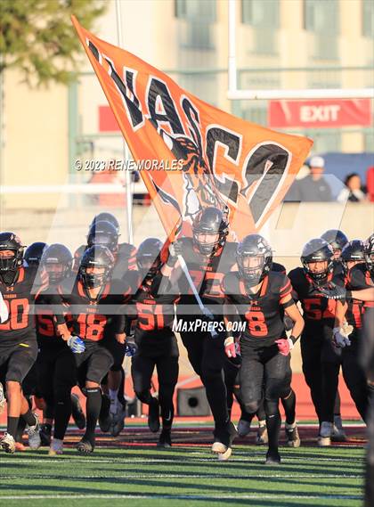 Thumbnail 3 in St. Vincent de Paul vs Wasco ( CIF Div 6-AA State Final) photogallery.