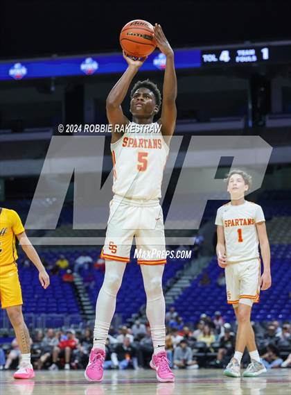 Thumbnail 1 in Oak Cliff Faith Family Academy @ Stafford (UIL 4A Basketball Semifinal) photogallery.