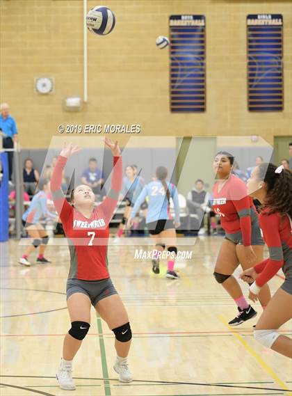 Thumbnail 2 in Sweetwater vs O'Farrell Charter (Falcons Tournament) photogallery.
