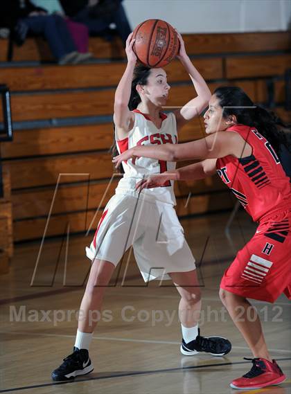 Thumbnail 2 in Flintridge Sacred Heart vs. Hart (La Canada Tournament) photogallery.