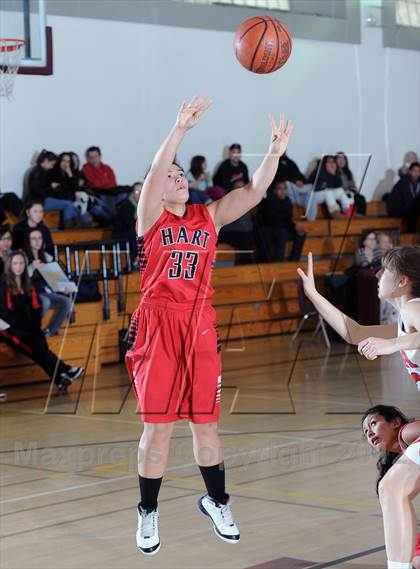 Thumbnail 3 in Flintridge Sacred Heart vs. Hart (La Canada Tournament) photogallery.