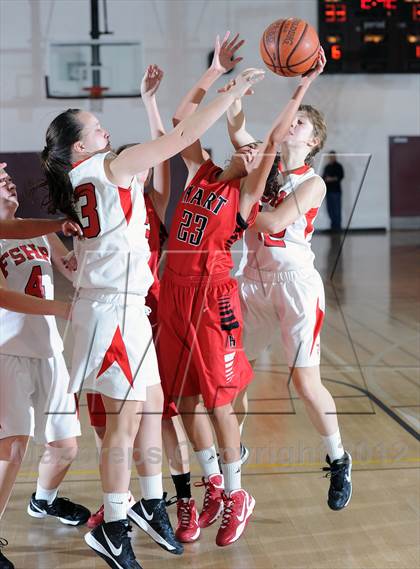 Thumbnail 2 in Flintridge Sacred Heart vs. Hart (La Canada Tournament) photogallery.