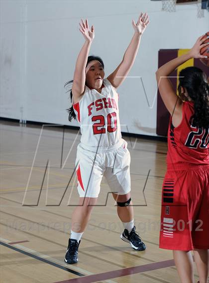 Thumbnail 3 in Flintridge Sacred Heart vs. Hart (La Canada Tournament) photogallery.