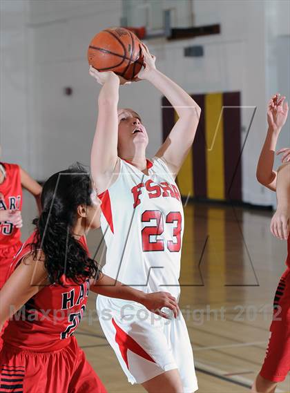 Thumbnail 3 in Flintridge Sacred Heart vs. Hart (La Canada Tournament) photogallery.