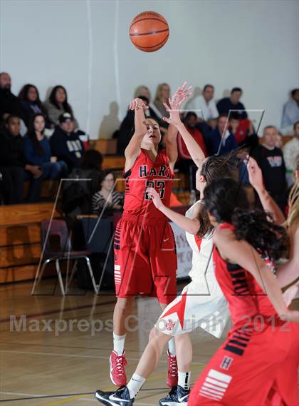 Thumbnail 1 in Flintridge Sacred Heart vs. Hart (La Canada Tournament) photogallery.