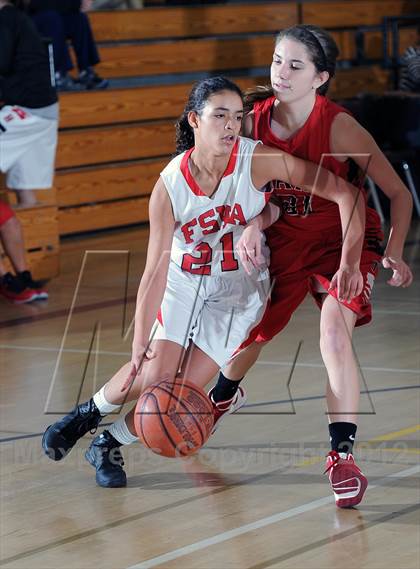 Thumbnail 3 in Flintridge Sacred Heart vs. Hart (La Canada Tournament) photogallery.