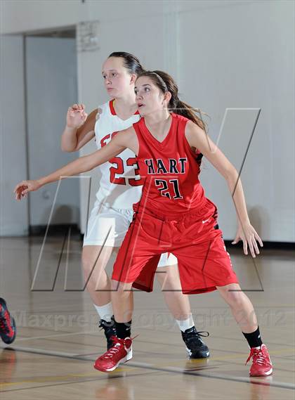 Thumbnail 1 in Flintridge Sacred Heart vs. Hart (La Canada Tournament) photogallery.