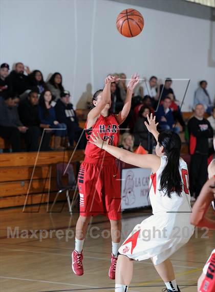Thumbnail 2 in Flintridge Sacred Heart vs. Hart (La Canada Tournament) photogallery.