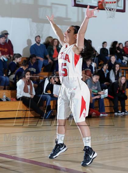 Thumbnail 2 in Flintridge Sacred Heart vs. Hart (La Canada Tournament) photogallery.