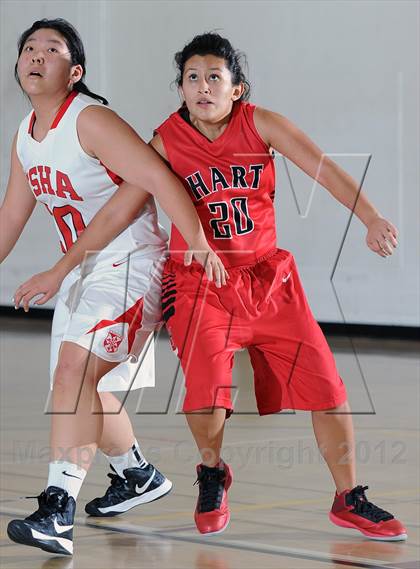 Thumbnail 1 in Flintridge Sacred Heart vs. Hart (La Canada Tournament) photogallery.