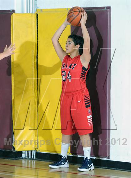 Thumbnail 1 in Flintridge Sacred Heart vs. Hart (La Canada Tournament) photogallery.