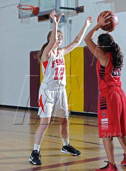 Thumbnail 3 in Flintridge Sacred Heart vs. Hart (La Canada Tournament) photogallery.