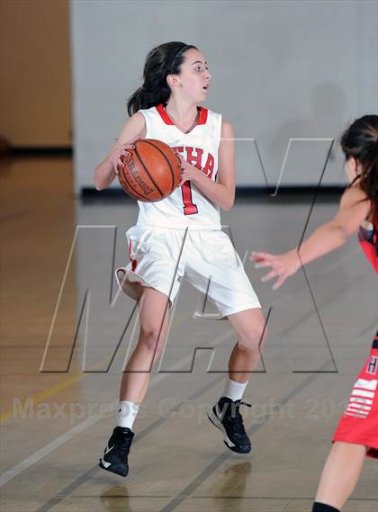 Thumbnail 2 in Flintridge Sacred Heart vs. Hart (La Canada Tournament) photogallery.