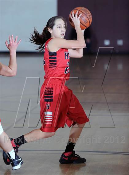 Thumbnail 2 in Flintridge Sacred Heart vs. Hart (La Canada Tournament) photogallery.