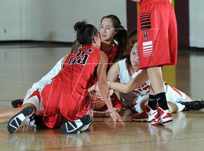 Thumbnail 2 in Flintridge Sacred Heart vs. Hart (La Canada Tournament) photogallery.