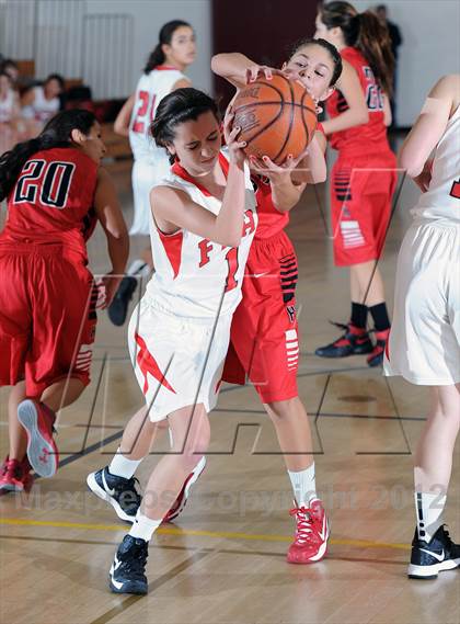 Thumbnail 2 in Flintridge Sacred Heart vs. Hart (La Canada Tournament) photogallery.