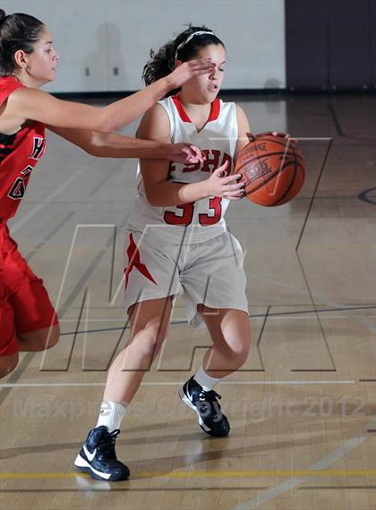 Thumbnail 2 in Flintridge Sacred Heart vs. Hart (La Canada Tournament) photogallery.