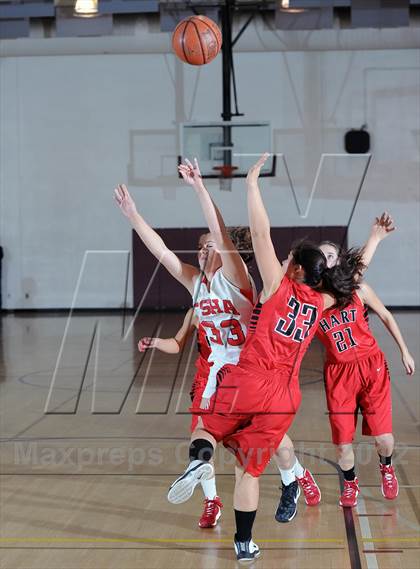 Thumbnail 1 in Flintridge Sacred Heart vs. Hart (La Canada Tournament) photogallery.
