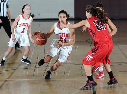 Thumbnail 1 in Flintridge Sacred Heart vs. Hart (La Canada Tournament) photogallery.