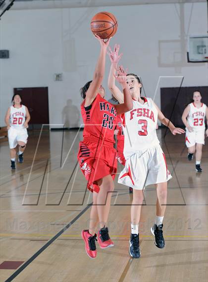 Thumbnail 3 in Flintridge Sacred Heart vs. Hart (La Canada Tournament) photogallery.