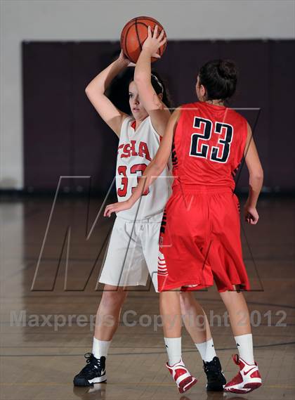 Thumbnail 3 in Flintridge Sacred Heart vs. Hart (La Canada Tournament) photogallery.