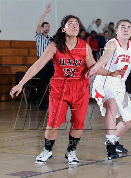 Thumbnail 1 in Flintridge Sacred Heart vs. Hart (La Canada Tournament) photogallery.
