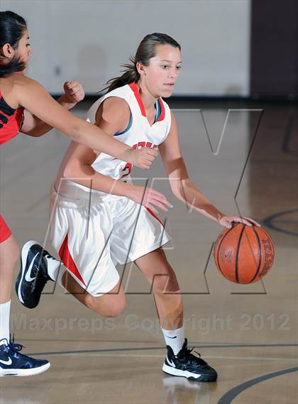 Thumbnail 2 in Flintridge Sacred Heart vs. Hart (La Canada Tournament) photogallery.