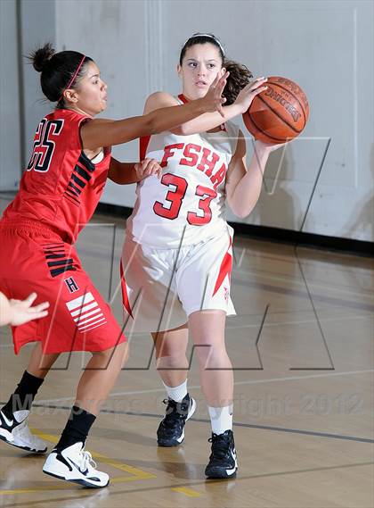 Thumbnail 2 in Flintridge Sacred Heart vs. Hart (La Canada Tournament) photogallery.
