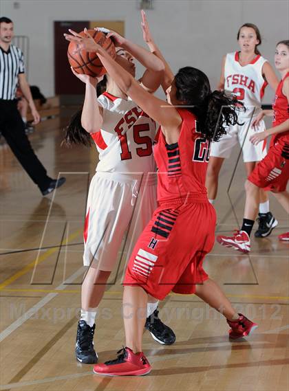 Thumbnail 3 in Flintridge Sacred Heart vs. Hart (La Canada Tournament) photogallery.