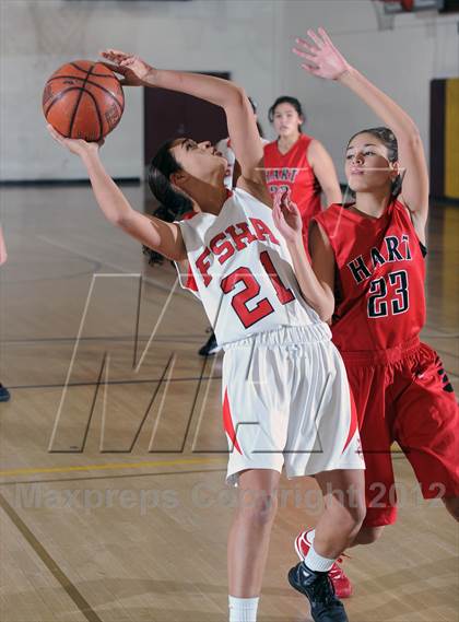 Thumbnail 2 in Flintridge Sacred Heart vs. Hart (La Canada Tournament) photogallery.