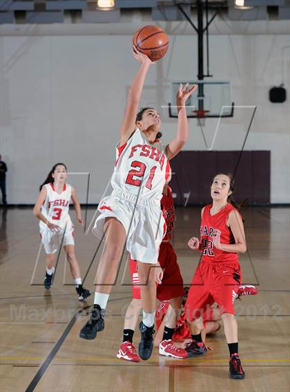 Thumbnail 1 in Flintridge Sacred Heart vs. Hart (La Canada Tournament) photogallery.