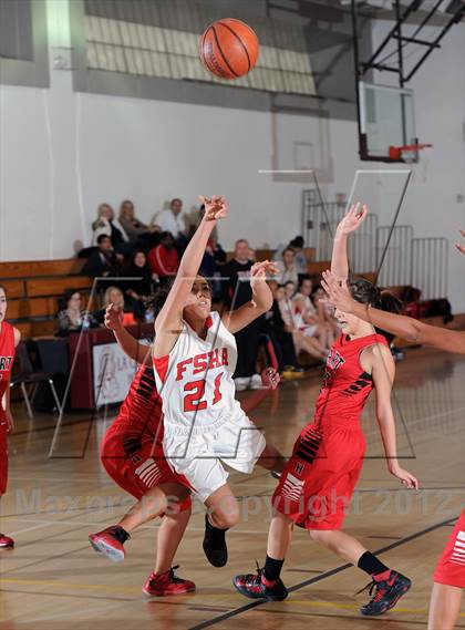 Thumbnail 1 in Flintridge Sacred Heart vs. Hart (La Canada Tournament) photogallery.