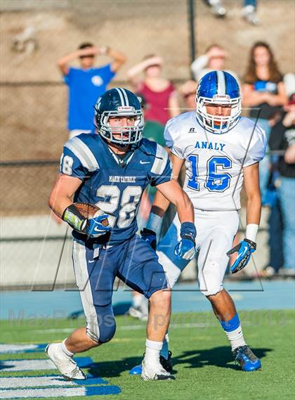 Thumbnail 2 in Analy @ Marin Catholic (CIF NCS D3 Playoff) photogallery.
