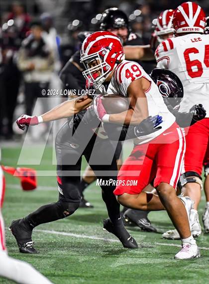 Thumbnail 2 in Mater Dei @ Centennial (CIF SS DIV 1 Semi final) photogallery.
