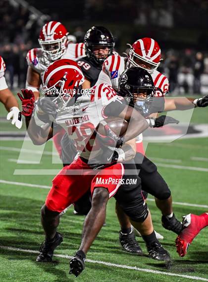 Thumbnail 1 in Mater Dei @ Centennial (CIF SS DIV 1 Semi final) photogallery.