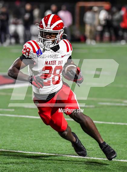 Thumbnail 1 in Mater Dei @ Centennial (CIF SS DIV 1 Semi final) photogallery.