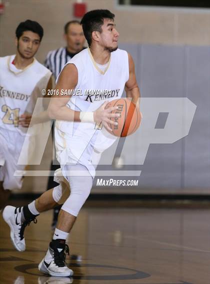Thumbnail 2 in Kennedy vs  St. Genevieve (SFV Invitational Tourn) photogallery.
