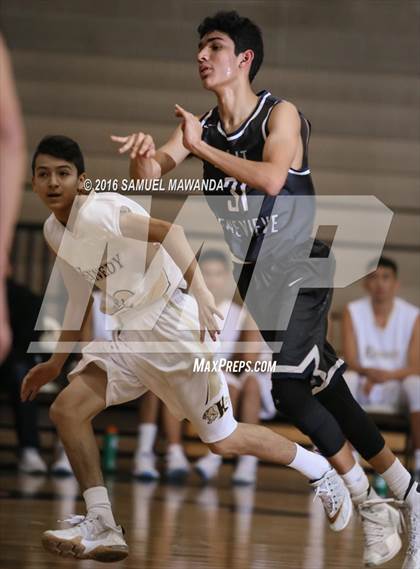 Thumbnail 3 in Kennedy vs  St. Genevieve (SFV Invitational Tourn) photogallery.