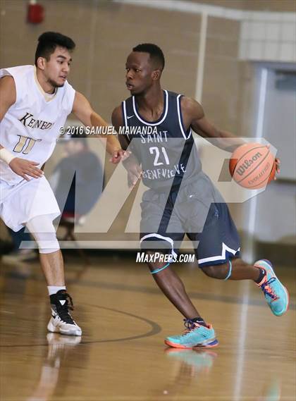 Thumbnail 3 in Kennedy vs  St. Genevieve (SFV Invitational Tourn) photogallery.