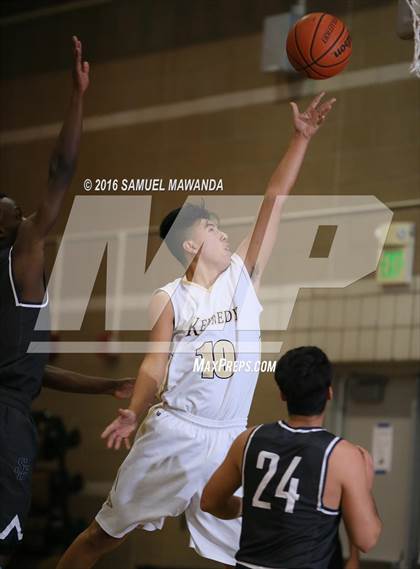 Thumbnail 2 in Kennedy vs  St. Genevieve (SFV Invitational Tourn) photogallery.