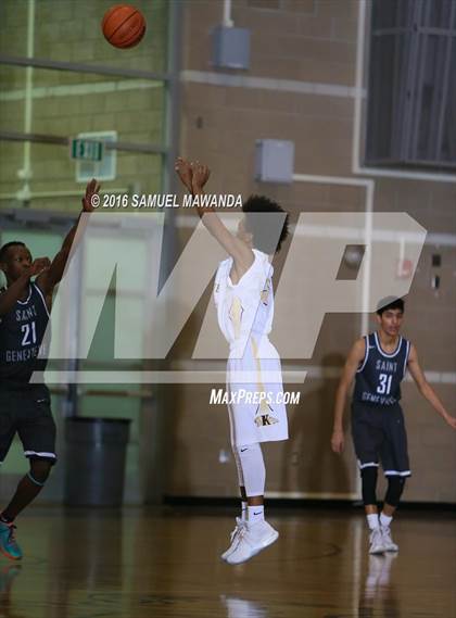 Thumbnail 1 in Kennedy vs  St. Genevieve (SFV Invitational Tourn) photogallery.