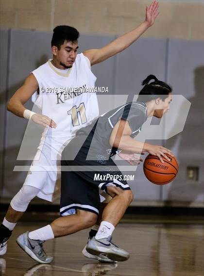 Thumbnail 3 in Kennedy vs  St. Genevieve (SFV Invitational Tourn) photogallery.