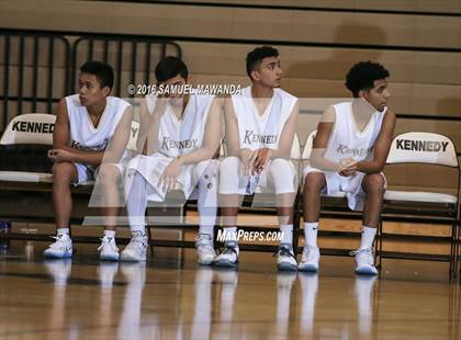 Thumbnail 2 in Kennedy vs  St. Genevieve (SFV Invitational Tourn) photogallery.
