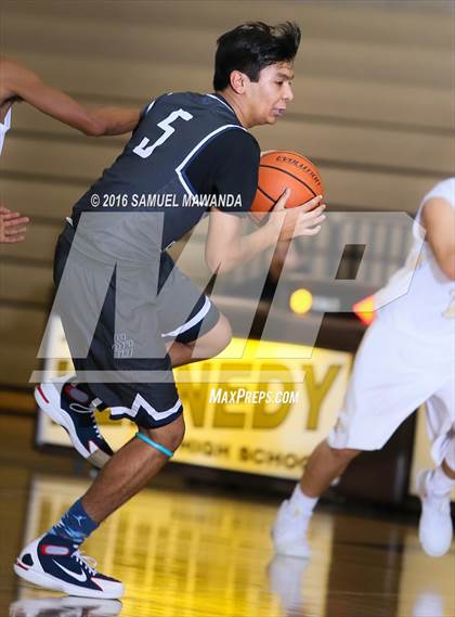 Thumbnail 1 in Kennedy vs  St. Genevieve (SFV Invitational Tourn) photogallery.