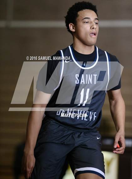 Thumbnail 1 in Kennedy vs  St. Genevieve (SFV Invitational Tourn) photogallery.